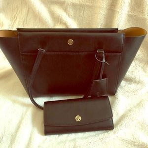 Tory Burch Robinson Tote with Wallet